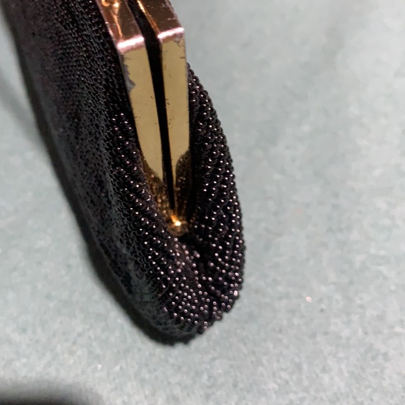 Vintage black beaded clutch - Picture 12 of 15